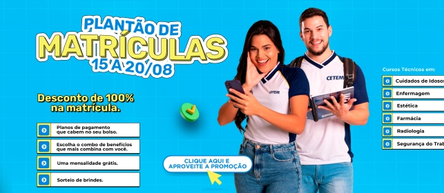Plantão de Matrículas