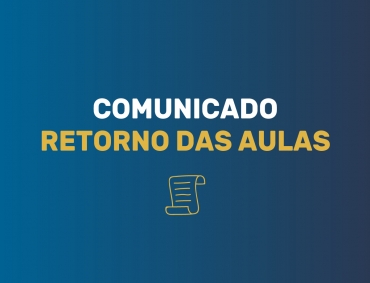 COMUNICADO OFICIAL CETEM: Retorno das aulas