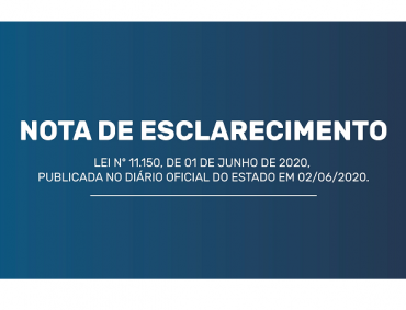 NOTA DE ESCLARECIMENTO