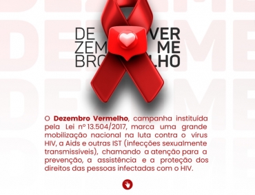 Dezembro Vermelho: Cuide-se e previna-se contra o HIV!